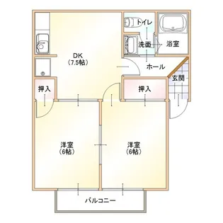 レジデンスいたばし【1階】の間取り