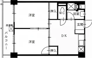 城西島塚ビル【2階】の間取り
