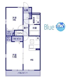 レガート上大岡【1階】の間取り