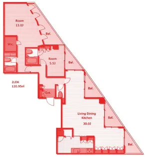 Lohas Stage横濱本牧【3階】の間取り