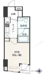 東建シティハイツ池袋【8階】の間取り