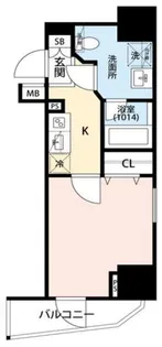 プレール・ドゥーク大森町【6階】の間取り