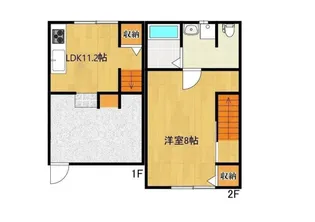 ヴォールデア田主丸の間取り
