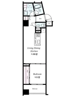 レックス多摩川レジデンス【2階】の間取り