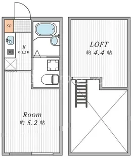 Araiz中野II【2階】の間取り