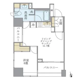 LaSante麻布十番【6階】の間取り