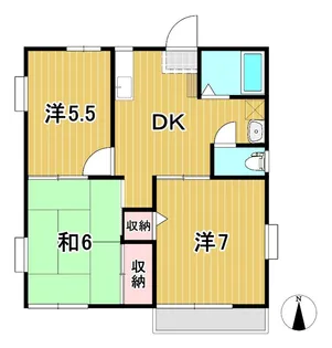 田尻ハイツB【2階】の間取り