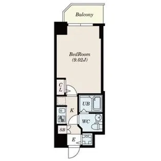 S-RESIDENCE神戸磯上通【4階】の間取り