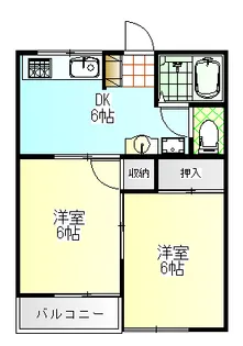 イーストリオ【3階】の間取り