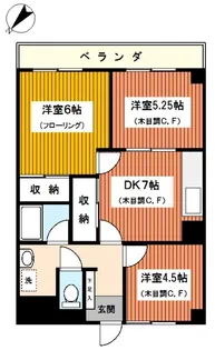 パシフィック横浜【6階】の間取り