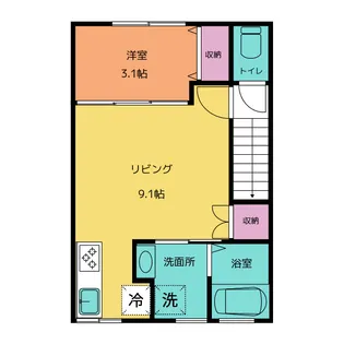 le chien【2階】の間取り