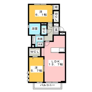 Ridge Point【1階】の間取り