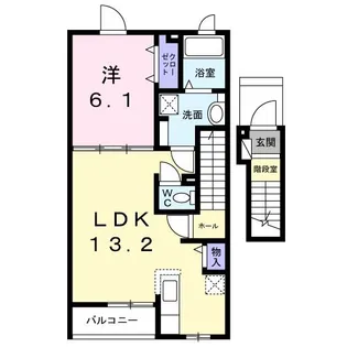 プリマヴェーラ ミモザ【2階】の間取り