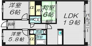 カーサローザ【1階】の間取り