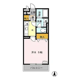 メゾンドサラ 307【3階】の間取り
