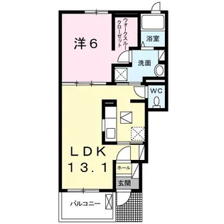 アルカディア【1階】の間取り
