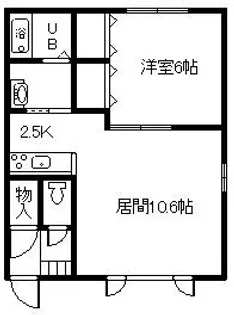 セゾン・ノール【2階】の間取り