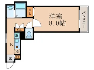 イーストヴィレッジ大宅【4階】の間取り