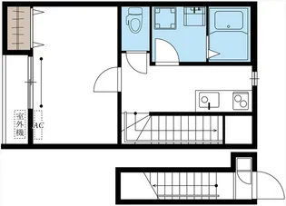 リブリ・フェリーチェ 国立【2階】の間取り