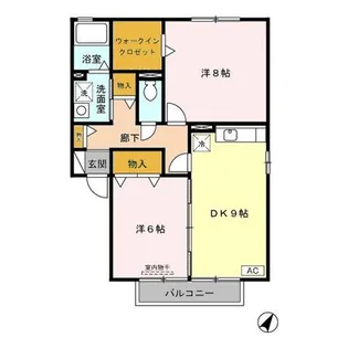 セピアコートII【2階】の間取り