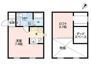 プリマ反町壱番館【1階】の間取り
