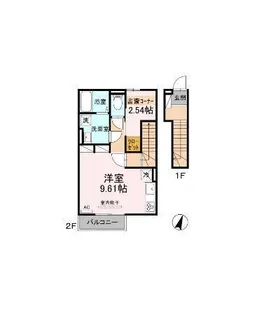 インター池田III【2階】の間取り