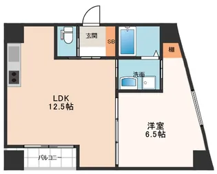 b.DOUGASHIBA【7階】の間取り