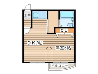 ハウスオブリザ 中の島3【2階】の間取り