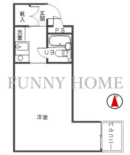 ロワール駒沢【1階】の間取り