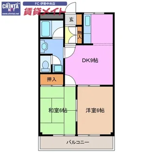 パールガーデン【1階】の間取り