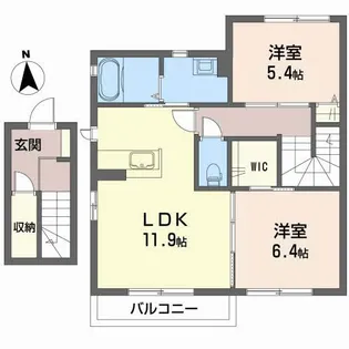イノセントSIII【2階】の間取り