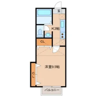 ソレーユ【2階】の間取り