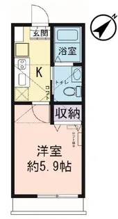 charlotte kikuna【2階】の間取り