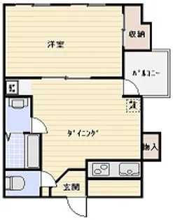 足立グランドハイツ【3階】の間取り