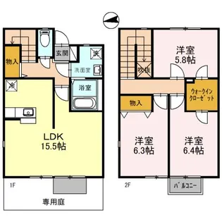 CASABLANCA Aの間取り
