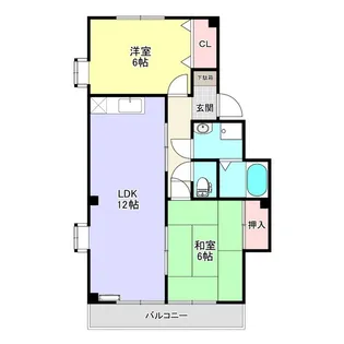 メゾン碧新・天王【3階】の間取り
