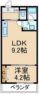 イリスコート香里園II【1階】の間取り