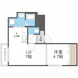 ジュエル・スカイ【5階】の間取り