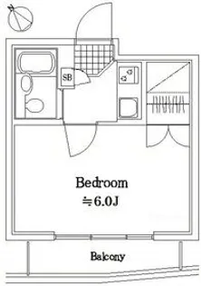 ダイホープラザ千駄木【2階】の間取り