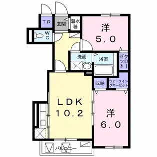 グランドコモンズII【4階】の間取り