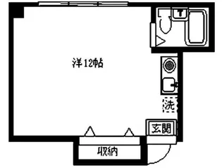 英和ビル鷺宮【2階】の間取り
