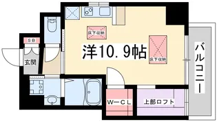 ドルチェヴィータ新大阪【3階】の間取り