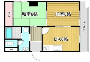 野本ビル【4階】の間取り