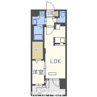 グランフォーレ箱崎プレミア【14階】の間取り