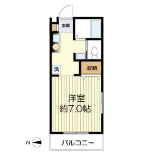 プライム生田【2階】の間取り