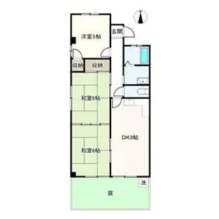 パークサイド宮東【1階】の間取り