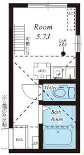 メゾンフィエールスタリー【1階】の間取り
