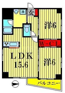 La prima Grande【6階】の間取り