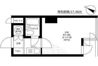 セントラル東銀座【7階】の間取り