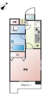 ヴィーブ横浜白楽弐番館【2階】の間取り